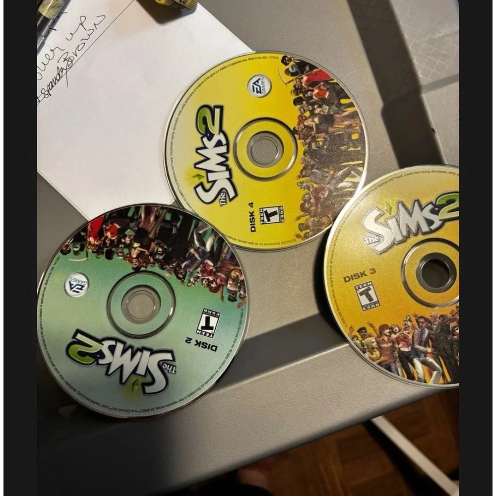 The Sims 2 PC Game Complete - Disks 2 3 & 4 EA Games Tested Working